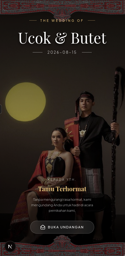 Template undangan Batak Nauli